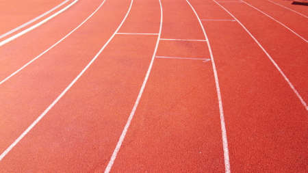 Running track background. Athletic competitions starting for run.の写真素材