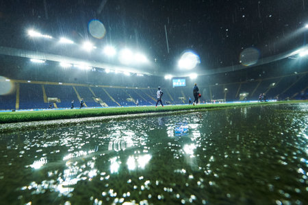 KHARKIV, UKRAINE - DECEMBER 8, 2021: The football match of UEFA Women's Champions League Zhilstroi-1 vs. PSG.のeditorial素材