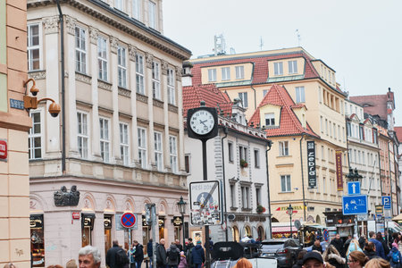 PRAGUE, CZECH REPUBLIC, 29 OCTOBER 2018: Prague old townのeditorial素材