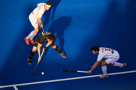 GERMANY, MÃ–NCHENGLADBACH - MARCH 26, 2022: FIH Hockey Pro League, Deutschland - Spanien