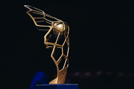COLOGNE, GERMANY - JUNE 17, 2022: Trophy cup of EHF FINAL4 Menのeditorial素材