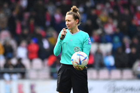 GERMANY, COLOGNE - DECEMBER 11, 2022: The match of Women Bundesliga 1.FC Koeln vs SC Freiburgのeditorial素材