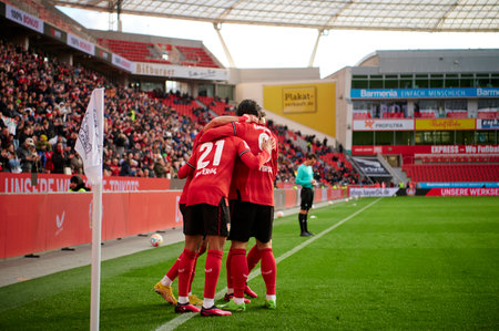 LEVERKUSEN, GERMANY - 15.01.23: The friendly match FC Bayer 04 Leverkusen vs F.C. Copenhagen at BayArenaのeditorial素材