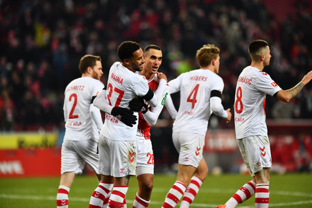 GERMANY, COLOGNE - JANUARY 21, 2023: The match of Bundesliga 1.FC Koeln  vs SV Werder Bremenのeditorial素材