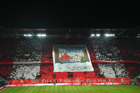 GERMANY, COLOGNE - JANUARY 21, 2023: The match of Bundesliga 1.FC Koeln  vs SV Werder Bremenのeditorial素材