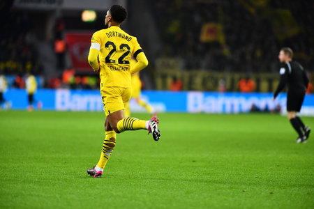 LEVERKUSEN, GERMANY - 29.01.23: Jude Bellingham. The Bundesliga match FC Bayer 04 Leverkusen vs Borussia Dortmund at BayArenaのeditorial素材