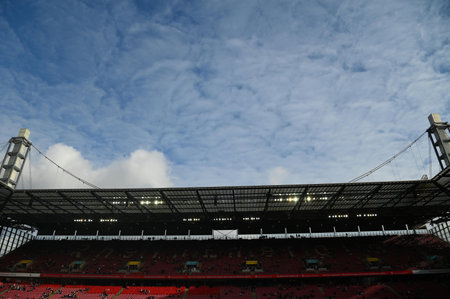 COLOGNE, GERMANY - 04.02.23: The match of 1. Bundesliga 1.FC Koeln vs RB Leipzig at RHEIN ENERGIE STADIONのeditorial素材
