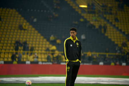 GERMANY, DORTMUND - MARCH 3, 2023: Jude Bellingham. The match of Bundesliga Borussia Dortmund vs RB Leipzig at Signal Iduna Park at Signal Iduna Parkのeditorial素材