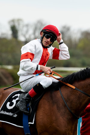 GERMANY, COLOGNE - APRIL 10, 2023: Horseracing FC-RENNTAG â€“ Sauren Dachfonds.