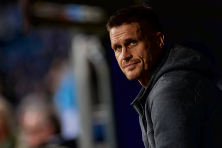 BOCHUM, GERMANY - APRIL 28, 2023: Sebastian Kehl. The football match of Bundesliga VfL Bochum 1848 vs Borussia Dortmund at Vonovia Ruhr Stadionのeditorial素材