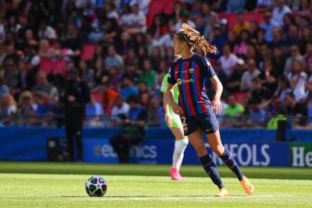 EINDHOVEN, NETHERLANDS - 3 June, 2023: Irene Paredes. The final football match of UEFA Women's Champions League FC Barcelona Femeni - VfL Wolfsburg Women at Philips Arenaのeditorial素材