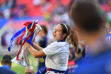 EINDHOVEN, NETHERLANDS - 3 June, 2023: Aitana Bonmati. The final football match of UEFA Women's Champions League FC Barcelona Femeni - VfL Wolfsburg Women at Philips Arenaのeditorial素材