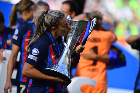 EINDHOVEN, NETHERLANDS - 3 June, 2023: Alexia Putellas. The final football match of UEFA Women's Champions League FC Barcelona Femeni - VfL Wolfsburg Women at Philips Arenaのeditorial素材