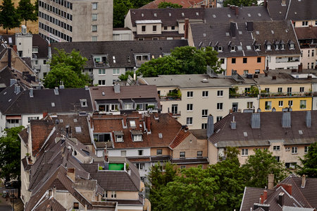 Cologne, Germany - June 29, 2023: Beautiful aerial landscape of the Cologneのeditorial素材