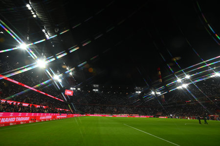 COLOGNE, GERMANY - 10 DECEMBER, 2023: The football match of Bundesliga 1. FC Koeln vs 1.FCV Mainz 05 at Rhein Energie Stadionのeditorial素材