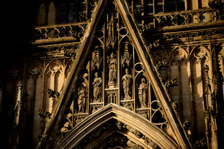 COLOGNE, GERMANY - 5 FEBRUARY, 2024: Cologne Cathedral Facadeのeditorial素材