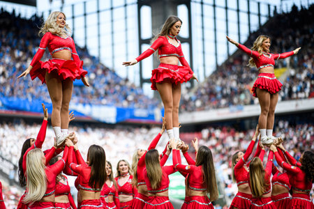 COLOGNE, GERMANY - 6 APRIL, 2024: The football match of Bundesliga 1. FC Koeln vs VfL Bochum 1848. at Rhein Energie Stadionのeditorial素材