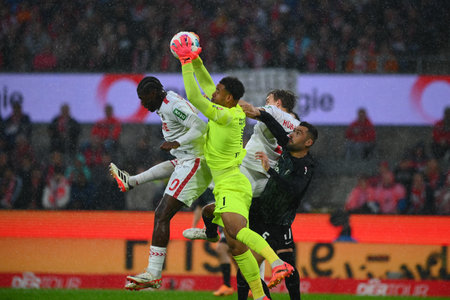 COLOGNE, GERMANY - 4 MAY, 2024: The match of Bundesliga 1. FC Koeln vs Freiburg at Rhein Energie Stadionのeditorial素材