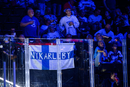 PRAGUE, CZECH REPUBLIC - MAY 20, 2024: The game of IIHF 2024 Ice Hockey World Championship Finland -...