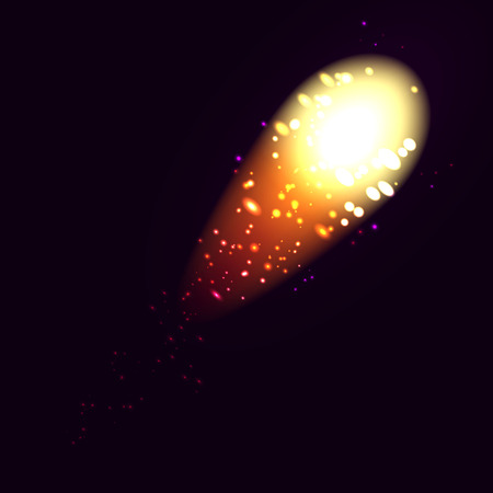 Firework, light effects isolated and grouped. . Shining elements and starsのイラスト素材