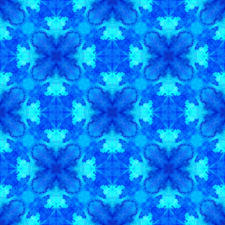 Hand drawn seamless pattern with folk national motives. Bright colored abstract wallpaper. Seamless...
