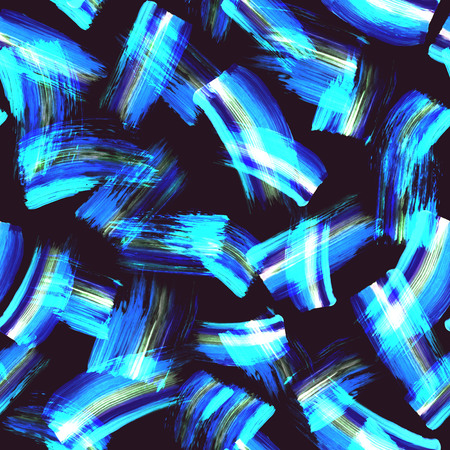 Absrtract art seamless texture with acrilyc brush strokes and blots.の写真素材