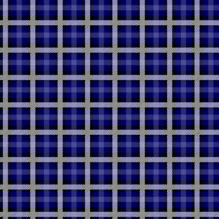 Vector Plaid Blue Color Check Seamless Pattern in Geometric Abstract Style Can be used for Teen Fashion Fabric Design, Textile Classic Dress, Picnic Blanket, Retro Print Shirt and Background Textureのイラスト素材