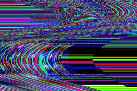 Glitch TV Noise Digital Photo background Computer screen error Digital pixel noise abstract design of Photo glitch and Television signal fail Data decay and noiseの写真素材