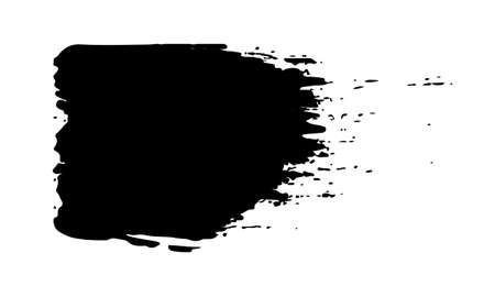 Quote Vector Abstract Grunge Brush Hand Drawn Texture in Black Color Sketch Simple Pattern isolated on White Background Grange Doodle Shapeのイラスト素材