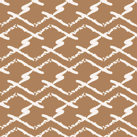 Nude Color Vector Seamless Pattern Pastel Background. Brown and Beige Minimal Trendy Colors. Brush Hand Painted elements of Designのイラスト素材