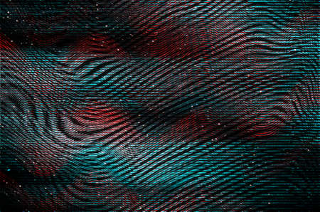 TV Glitch psychedelic Noise background Old VHS screen error Digital pixel noise abstract design Computer bug. Television signal fail. Technical problem in Grunge styleの写真素材
