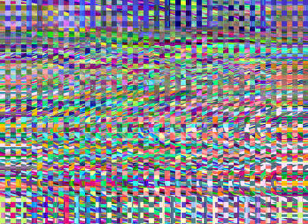 Noise TV Digital Glitch Photo background Television signal fail Computer screen error Digital pixel noise abstract design Photo glitch and Data decayの写真素材