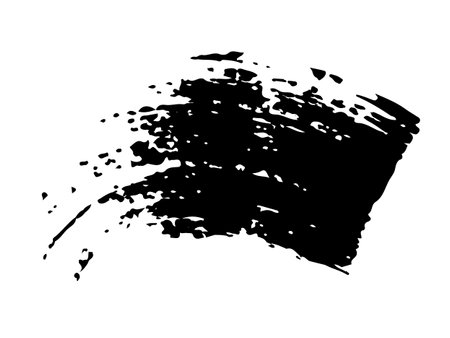 Quote Vector Abstract Grunge Brush Hand Drawn Texture in Black Color Sketch Simple Pattern isolated on White Background Grange Doodle Shapeのイラスト素材