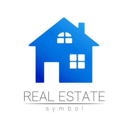 Real Estate Logo Design in Vector for real estateproperty industry House Symbol for Brand Identity Business Companyのイラスト素材