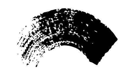 Quote Vector Abstract Grunge Brush Hand Drawn Texture in Black Color Sketch Simple Pattern isolated on White Background Grange Doodle Shapeのイラスト素材