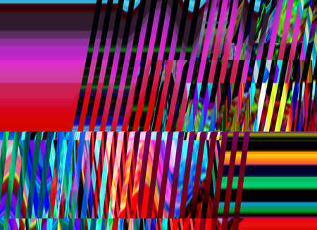 Glitch background TV VHS Noise Computer screen error Digital pixel noise abstract design Photo glitch Television signal fail Data decay Technical problem grunge wallpaperの写真素材