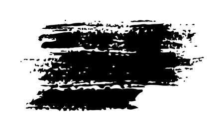 Quote Vector Abstract Grunge Brush Hand Drawn Texture in Black Color Sketch Simple Pattern isolated on White Background Grange Doodle Shapeのイラスト素材