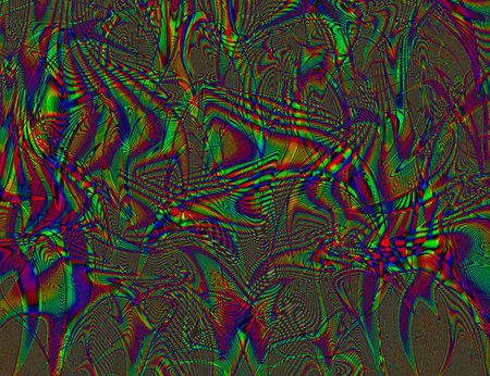 Psychedelic Rainbow Background LSD Colorful Wallpaper. Abstract Hypnotic Illusion. Hippie Retro...