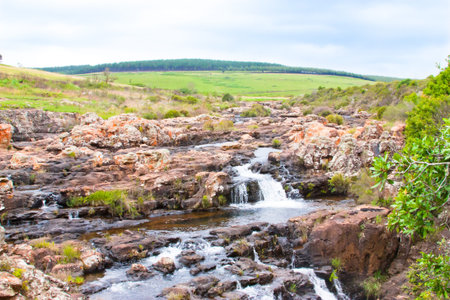 A waterfall in the Blyde area in South Africa 