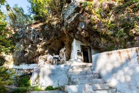 Small cretan village in Crete island, Greece  Building Exterior of home  See other pictures from Creteの写真素材
