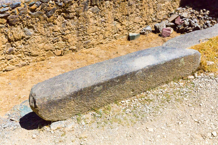 Peru, Ollantaytambo-Inca ruins of Sacred Valley in Andes mountains,South America. It was royal...