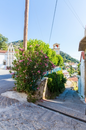 Small cretan village in Crete  island, Greece.  See other pictures from Creteのeditorial素材
