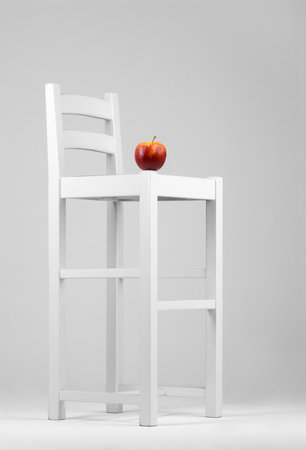 Apple and chairの写真素材
