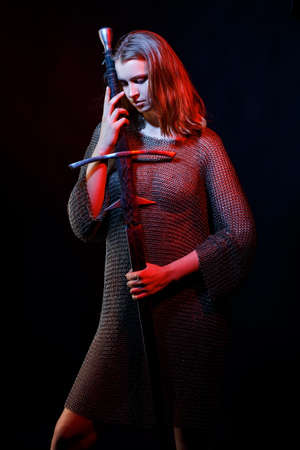girl knightの写真素材