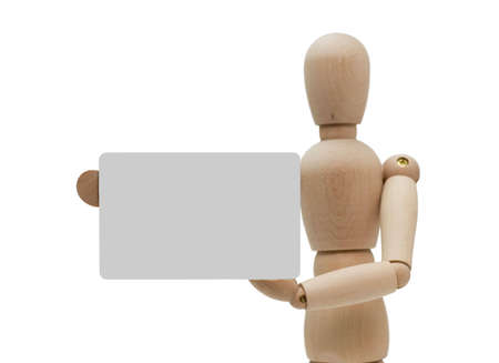 Manikin with credit cardの写真素材