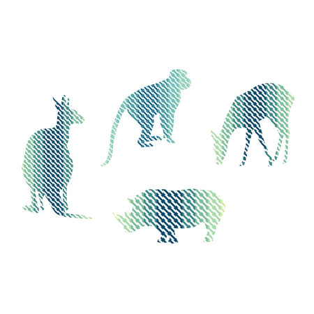 Animal  Patternのイラスト素材