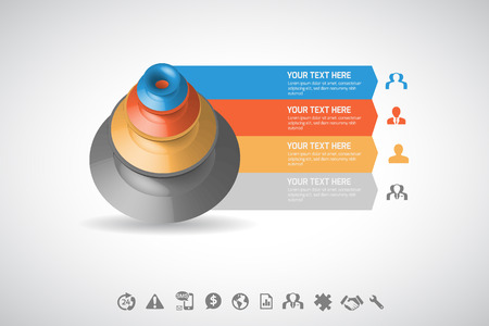 Business infographi - vector illustationのイラスト素材