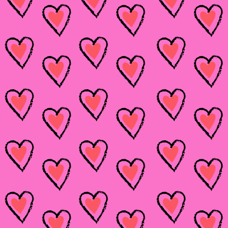 Love pattern backgroundの写真素材