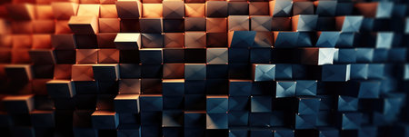 Modern Abstract 3D Background. Generative AIの素材