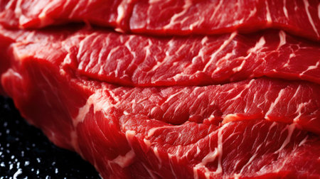 Fresh raw beef meat. Generative AIの素材